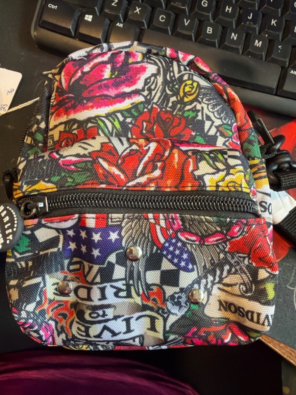 Harley Davidson Mini Backpack NWOT - Picture 1 of 1